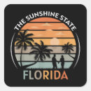 Suche nach vintage florida aufkleber Sonnenuntergang