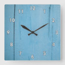 Recherche de bois peint horloges Bleu