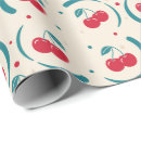 Recherche de cerises papier cadeau Esthétique coquette