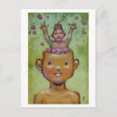 Recherche de de cerveau cartes postales Bizarre