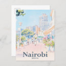 Recherche de nairobi kenya cartes postales Aquarelle