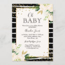 Recherche de black baby shower invitations Aquarelle