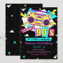 Recherche de des années 90 invitations Parti de renvoi