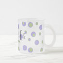 Recherche de pois violet tasses Vert