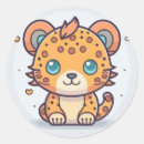 Recherche de dessin léopard autocollants Animal