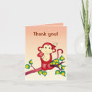 Recherche de singe vœux cartes Arbres