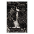 Recherche de cascade noire posters Noir et blanc