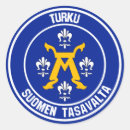 Suche nach suomi flagge aufkleber Wappen