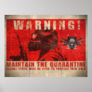 Recherche de quarantaine posters Zombie