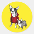 Recherche de terrier boston autocollants Animaux familiers