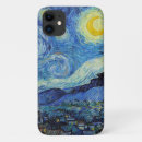 Recherche de paysage de van gogh iphone coques Nuit étoilée
