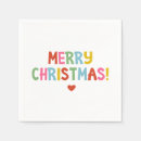 Recherche de joyeux noël serviettes Typographie