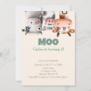 Recherche de vaches mignonnes invitations Pour enfants