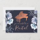 Recherche de piano invitations Floral