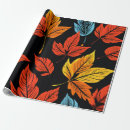 Recherche de automne papier cadeau Rouge