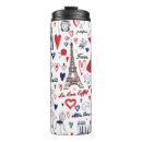 Recherche de tour eiffel vintage tasses Illustration