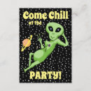 Recherche de martien vert cartes invitations Extraterrestre