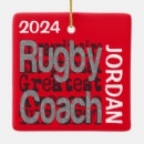 Recherche de rugby ornements Entraîneur
