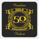 Suche nach 50 jahrestag aufkleber Goldhochzeit