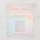 Suche nach schönheit flyer Glitzer