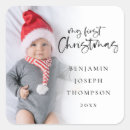 Recherche de christmas photo autocollants Noël du bébé