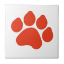 Recherche de canines carreaux Empreinte de patte