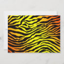 Recherche de tigre orange invitations Noir