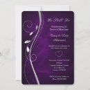 Recherche de gracieux invitations Violet