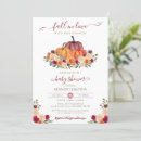 Recherche de fall floral baby shower invitations Rustique