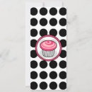 Recherche de pois noir invitations Cupcake