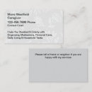 Recherche de seniors cartes visite Nurse