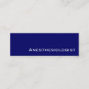 Recherche de anesthésiste cartes visite Professionnel