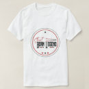 Recherche de suis legende tshirts Conception de typographie
