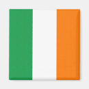 Recherche de drapeau irlandais magnets Orange