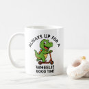 Recherche de dinosaure drôle tasses Illustration