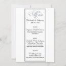 Recherche de menu fête mariage invitations Bleu