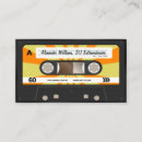 Recherche de cassette audio cartes visite Rétro