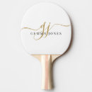 Recherche de noir et blanc raquettes ping pong Monogramme
