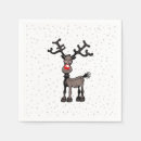 Recherche de noel serviettes Renne