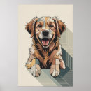 Suche nach goldener hund poster Tierliebhaber