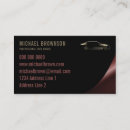 Recherche de métal or cartes visite Chauffeur