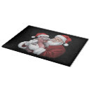 Recherche de père noël vintage planches à découper Xmas