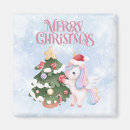 Recherche de mignons licorne magnets Noël