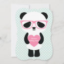 Suche nach rosa panda einladungen Girl
