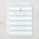 Recherche de nautical save the date Bleu