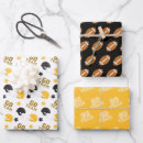 Recherche de noir et jaune papier cadeau Sports