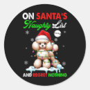 Recherche de regret autocollants Santa claus
