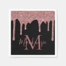Recherche de rose noir serviettes Scintille