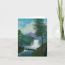 Recherche de cascade vœux cartes Forêt