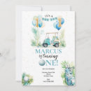 Recherche de golf anniversaire invitations Bleu
